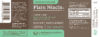 Endurance Products Company Plain Niacin 250 mg - supplement