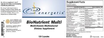 Energetix BioNutrient Multi - supplement