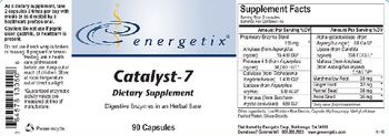 Energetix Catalyst-7 - supplement