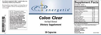 Energetix Colon Clear - supplement