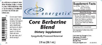 Energetix Core Berberine Blend - supplement