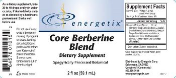 Energetix Core Berberine Blend - supplement