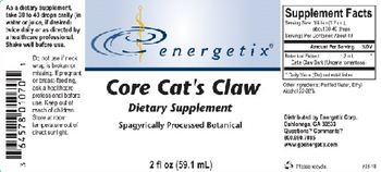 Energetix Core Cat's Claw - supplement