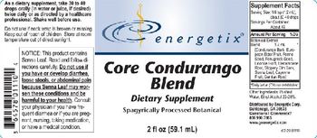 Energetix Core Condurango Blend - supplement