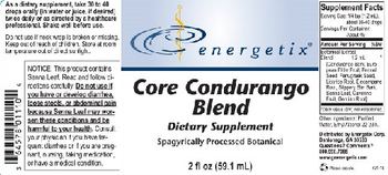 Energetix Core Condurango Blend - supplement