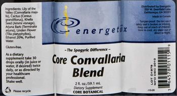 Energetix Core Convallaria Blend - supplement
