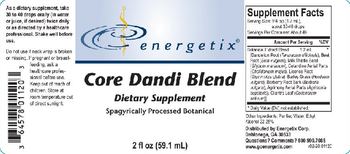 Energetix Core Dandi Blend - supplement