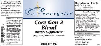 Energetix Core Gen 2 Blend - supplement