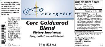 Energetix Core Goldenrod Blend - supplement