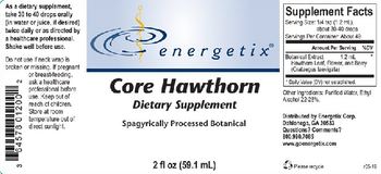 Energetix Core Hawthorn - supplement