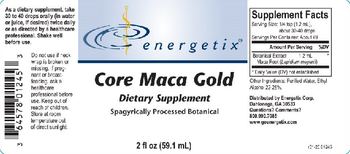 Energetix Core Maca Gold - supplement