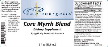 Energetix Core Myrrh Blend - supplement