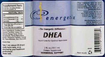 Energetix DHEA - supplement
