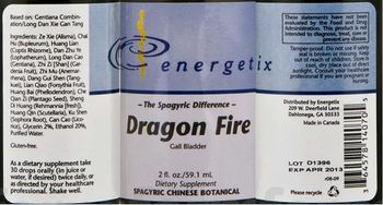 Energetix Dragon Fire - supplement