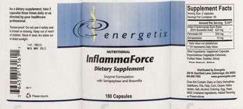 Energetix InflammaForce - supplement