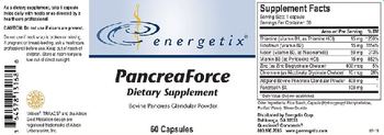 Energetix PancreaForce - supplement
