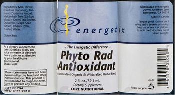 Energetix Phyto Rad Antioxidant - supplement