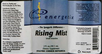 Energetix Rising Mist - suppplement