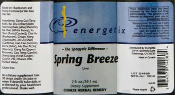 Energetix Spring Breeze - supplement
