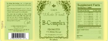 Energy Essentials Catie's Whole Food B-Complex - 