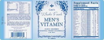 Energy Essentials Catie's Whole Food Men's Vitamin - 