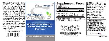 Energy First High Potency Vitamin D - supplement