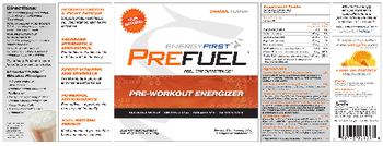 EnergyFirst Prefuel Orange Flavor - supplement