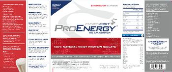 EnergyFirst ProEnergy Strawberry Supreme - supplement