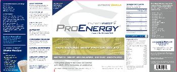 EnergyFirst ProEnergy Ultimate Vanilla - supplement