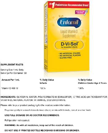 Enfamil D-Vi-Sol - liquid vitamin d supplement