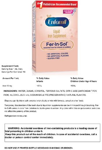Enfamil Fer-In-Sol - liquid iron supplement