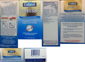 Enfamil Tri-Vi-Sol - vitamins a c d supplement drops