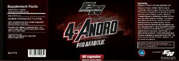 Enhanced Nutrition 4- Andro - supplement