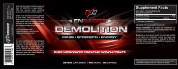 Enraged Demolition - supplement