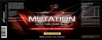 Enraged Mutation Vanilla Milkshake - supplement