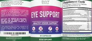 Envy Nutrition Eye Support - supplement