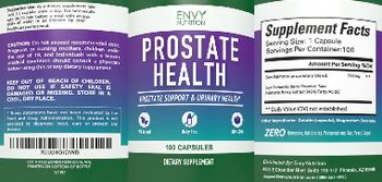 Envy Nutrition Prostate Health - supplement