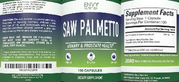 Envy Nutrition Saw Palmetto - supplement
