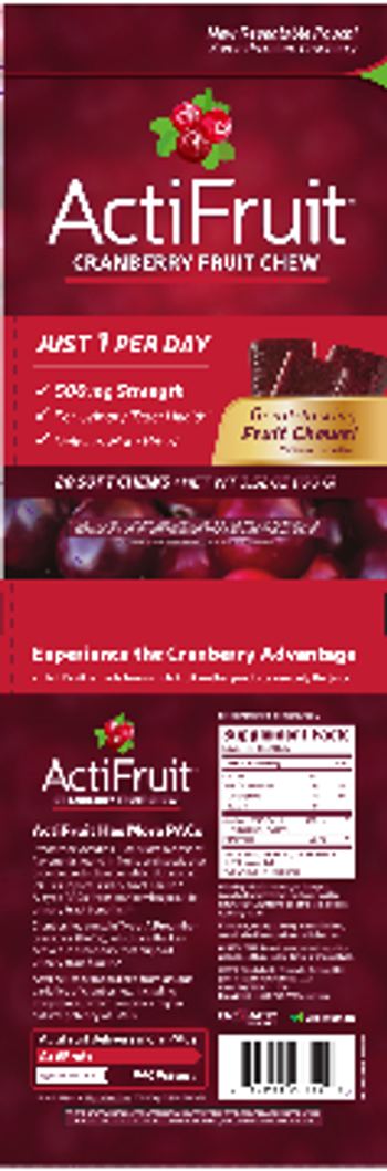 Enzymatic Therapy ActiFruit Cranberry Fruit Chew - 