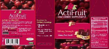 Enzymatic Therapy ActiFruit Cranberry Supplement - 