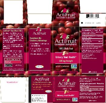 Enzymatic Therapy ActiFruit Cranberry Supplement 500 mg - cranberry supplement