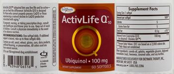Enzymatic Therapy ActivLife Q10 Ubiquinol 100 mg - supplement