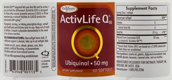 Enzymatic Therapy ActivLife Q10 Ubiquinol 50 mg - supplement