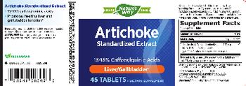 Nature's Way Artichoke Standardized Extract - supplement