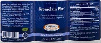 Enzymatic Therapy Bromelain Plus - supplement
