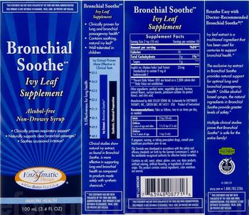 Enzymatic Therapy Bronchial Soothe - ivy leaf supplement