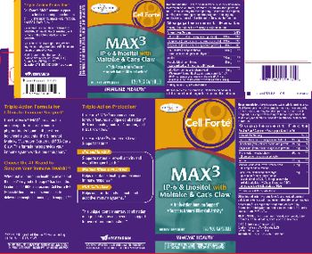 Enzymatic Therapy Cell Fort� Max 3 IP-6 & Inositol With Maitake & Cat's Claw - supplement