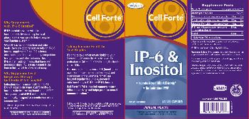 Enzymatic Therapy Cell Forte IP-6 & Inositol - supplement