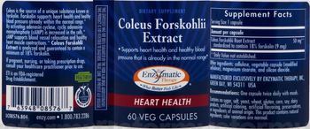 Enzymatic Therapy Coleus Forskohlii Extract - supplement
