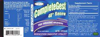Enzymatic Therapy CompleteGest 40+ Renew - supplement